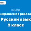 Тренировочная работа №5 по Русскому языку 9 класс ответы и задания 13 мая 2026 года
