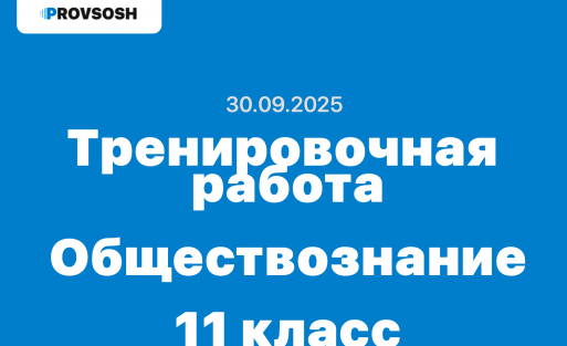 Тренировочная работа №1 по обществознанию 11 класс ответы и задания 30.09.2025